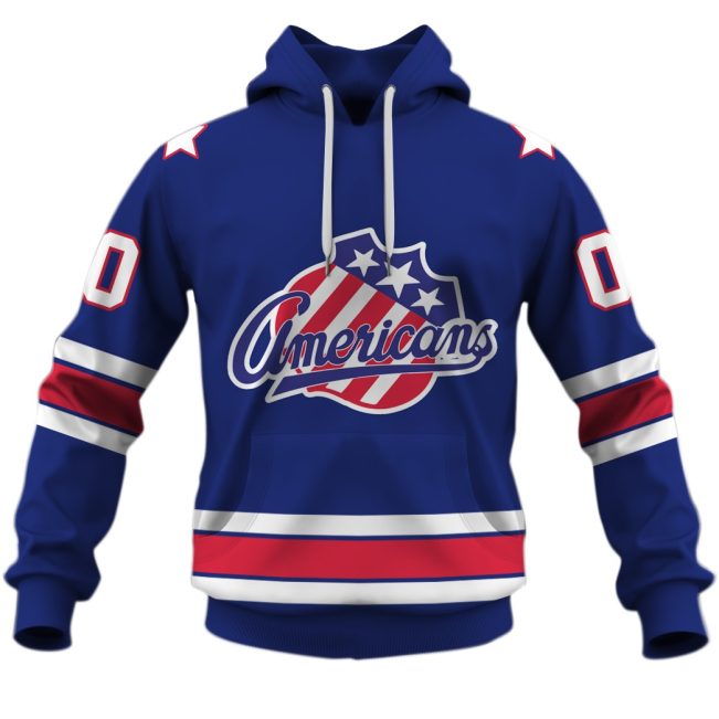 Personalized AHL Rochester Americans Blue Jersey 2020