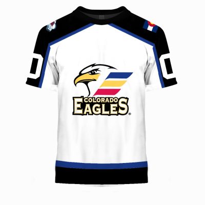 Personalized AHL Colorado Eagles White Jersey 2020