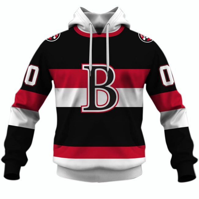 Personalized AHL Belleville Senators Black Jersey 2020