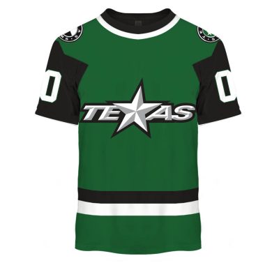 Personalized AHL American Hockey League Texas Stars Green Jersey 2020