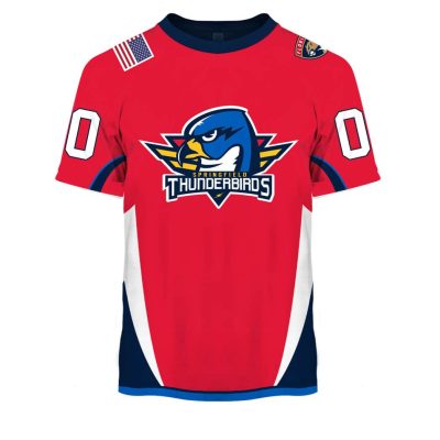 Personalized AHL Springfield Thunderbirds Red Jersey 2020