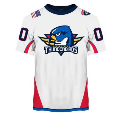 Personalized AHL Springfield Thunderbirds White Jersey 2020