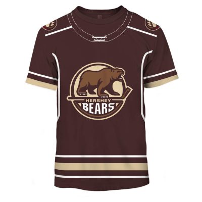 Personalize AHL 2020 Hershey Bears Premier Brown Jersey