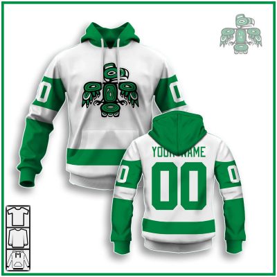 Personalize Vintage AHL Seattle Totems White1970 hockey Retro Jersey