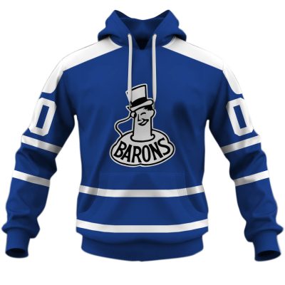 Personalize Vintage AHL Cleveland Barons 1963 Retro Hockey Jersey