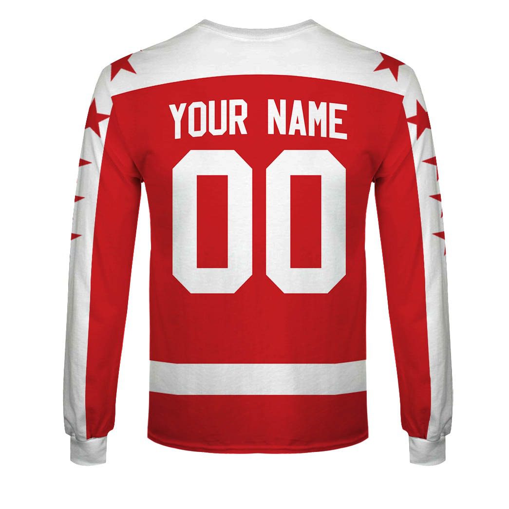 Personalize Vintage AHL Pittsburgh Hornets 1960 vintage Red Retro Jersey