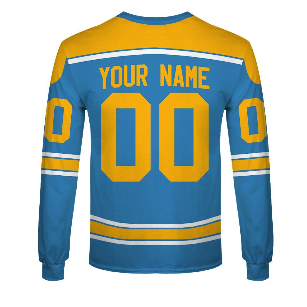 Personalize Vintage AHL Pittsburgh Hornets 1960 vintage Blue Retro Jersey