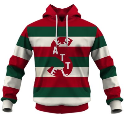 Personalize Vintage AHL Seattle Metropolitans hockey Retro Jersey