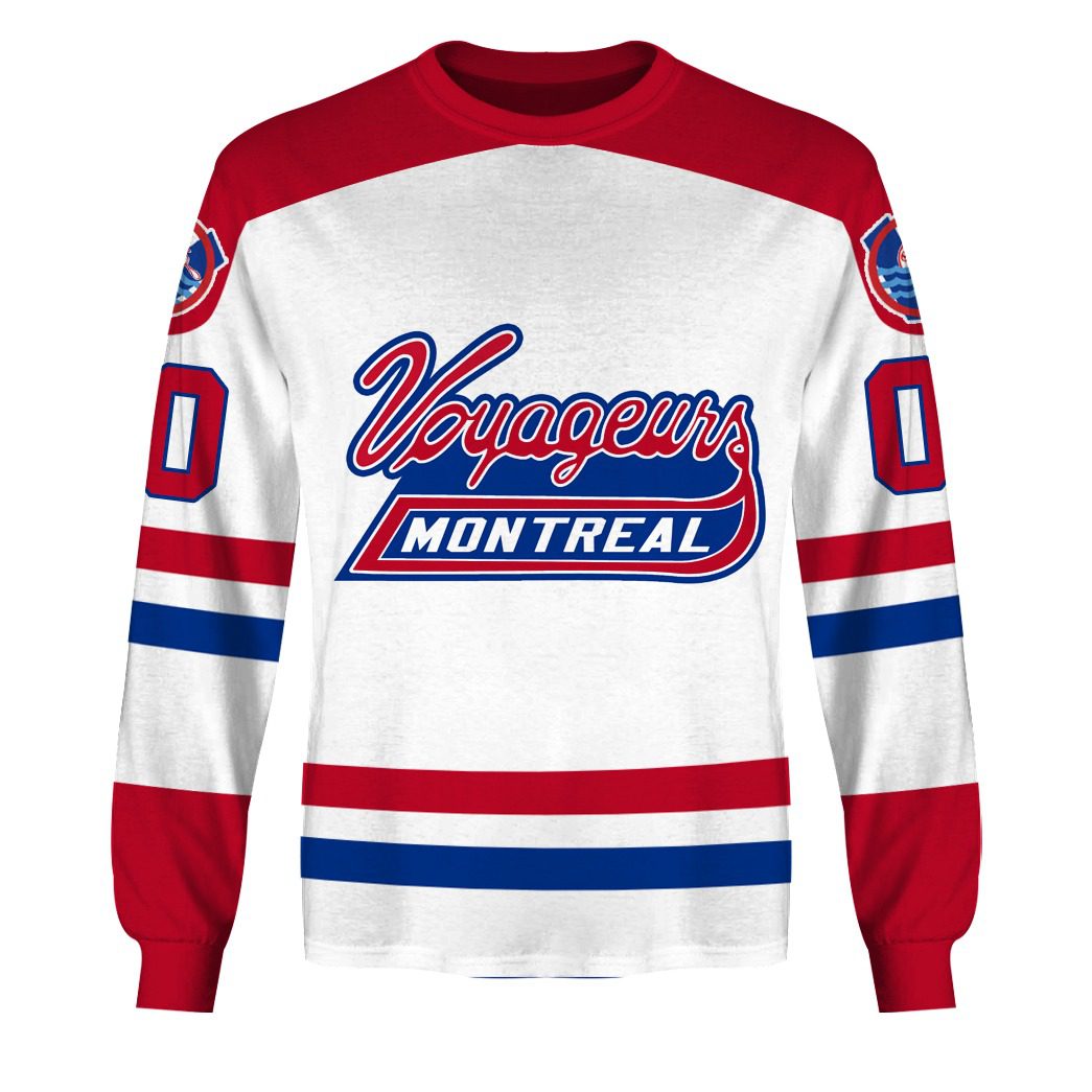 Personalize Vintage AHL Montreal Voyageurs hockey Retro Jersey