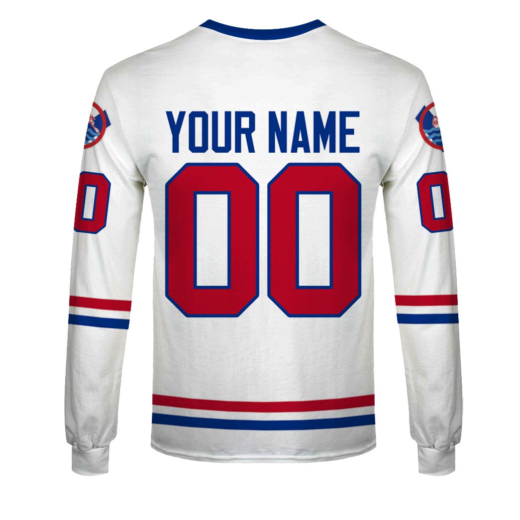 Personalize Vintage AHL Nova Scotia Voyageurs hockey Retro Jersey