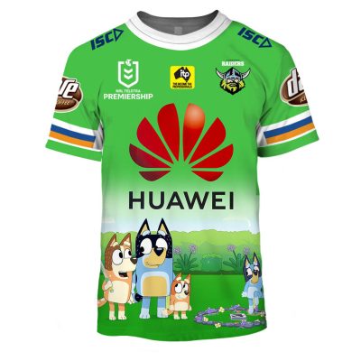 Personalise NRL Canberra Raiders x Bluey Jersey