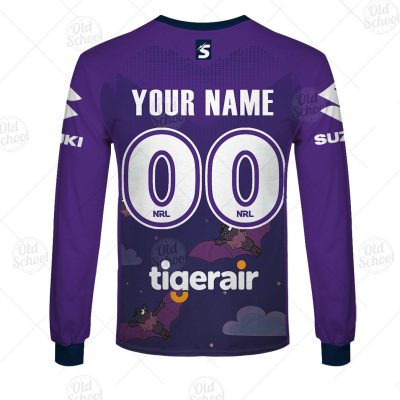 NRL Melbourne Storm Custom Name Number x Bluey Jersey 2020 Sweatshirt