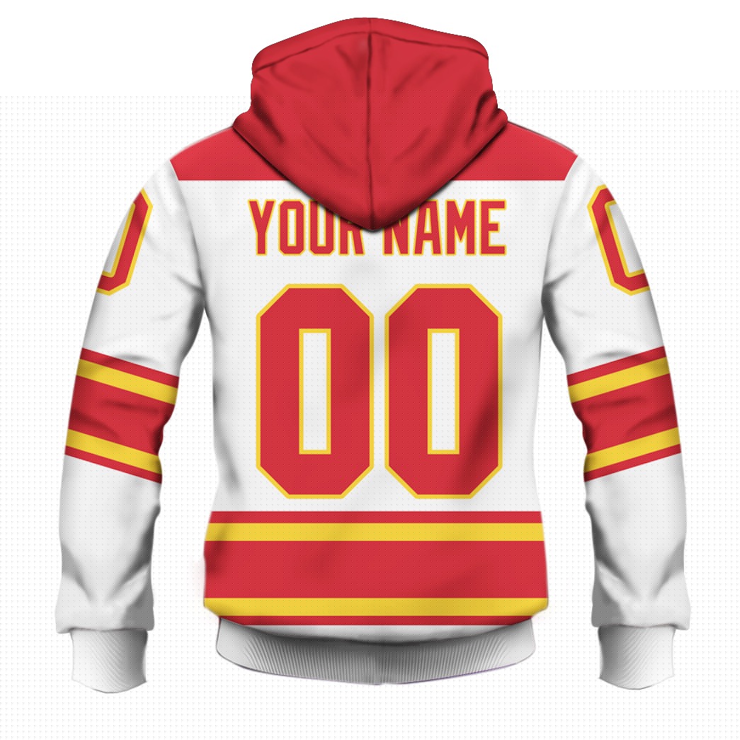 Personalized ATLANTA FLAMES / CALGARY FLAMES 70s Vintage Away Jersey