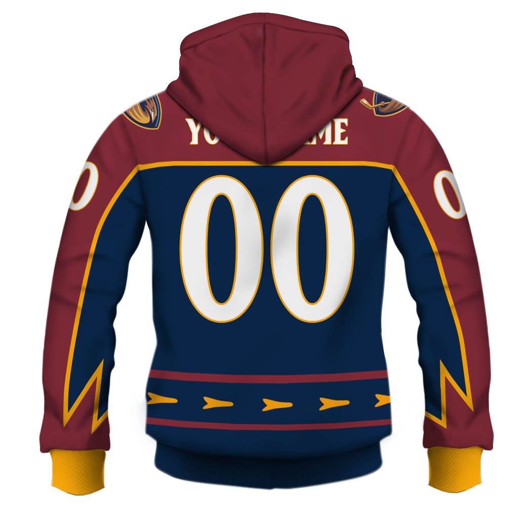 Personalized Atlanta Thrashers/ Winnipeg Jets 1999 Vintage Away Jersey