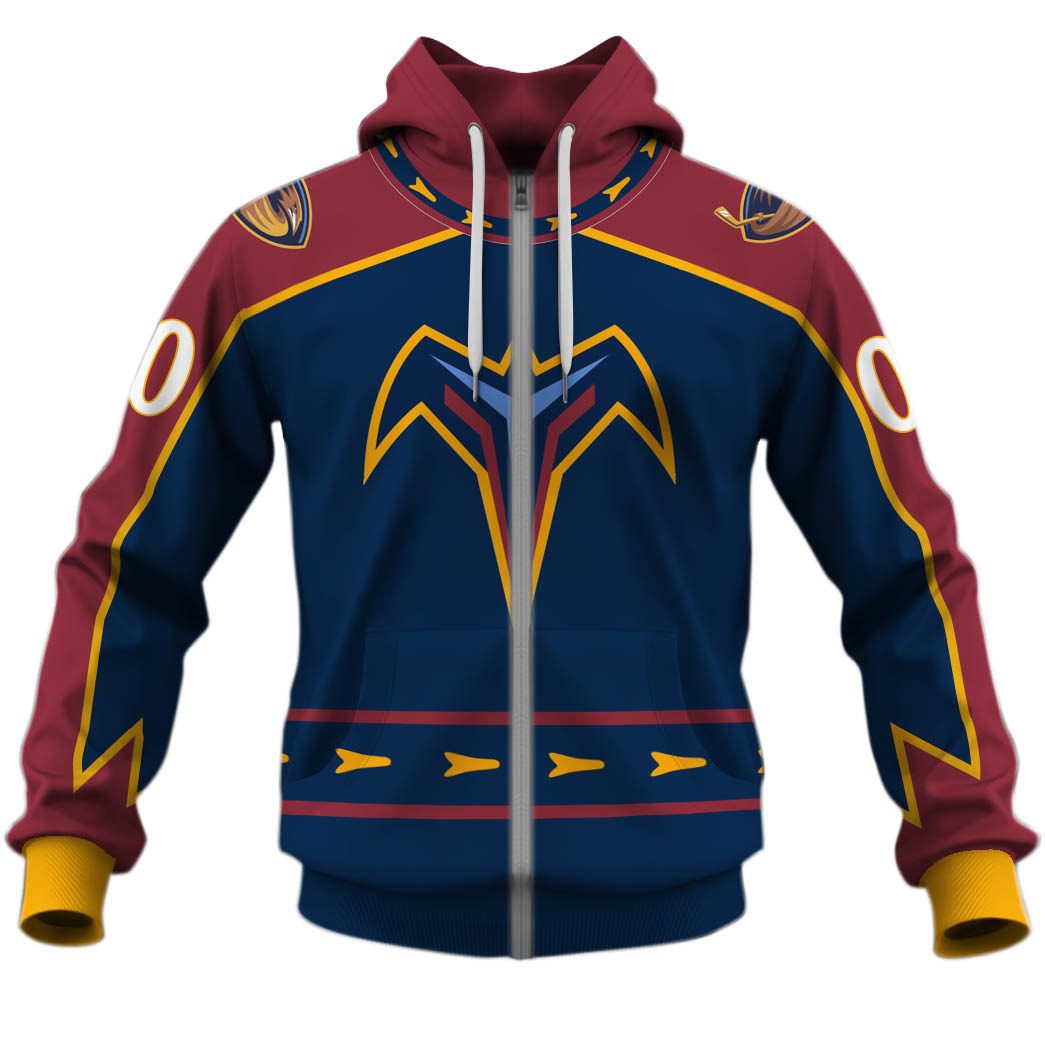 Personalized Atlanta Thrashers/ Winnipeg Jets 1999 Vintage Away Jersey