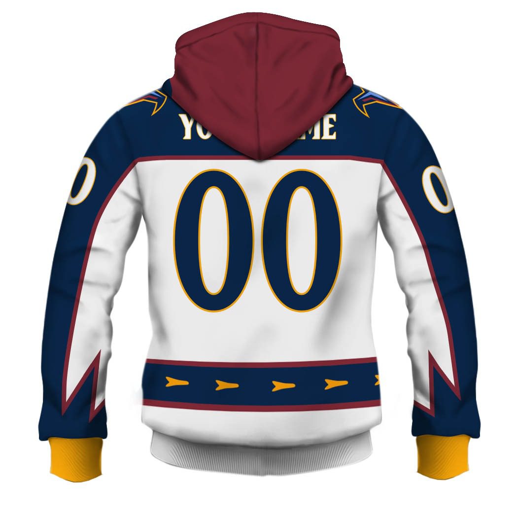 Personalized Atlanta Thrashers/ Winnipeg Jets 1999 Vintage Home Jersey