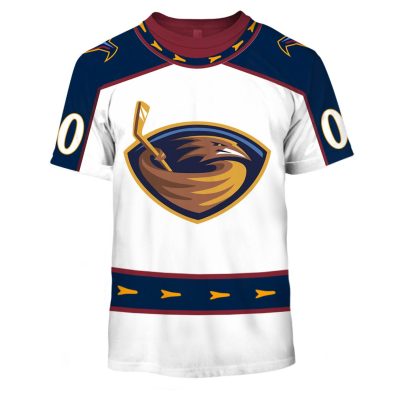 Personalized Atlanta Thrashers/ Winnipeg Jets 1999 Vintage Home Jersey