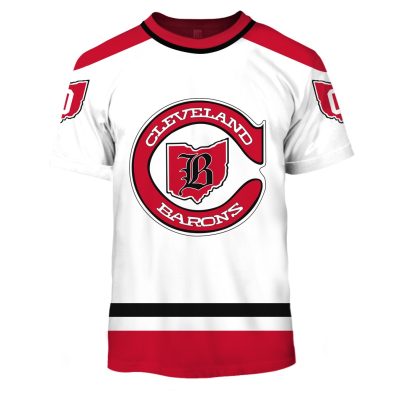 Personalized Cleveland Barons 1976 Throwback Vintage NHL Hockey Jersey