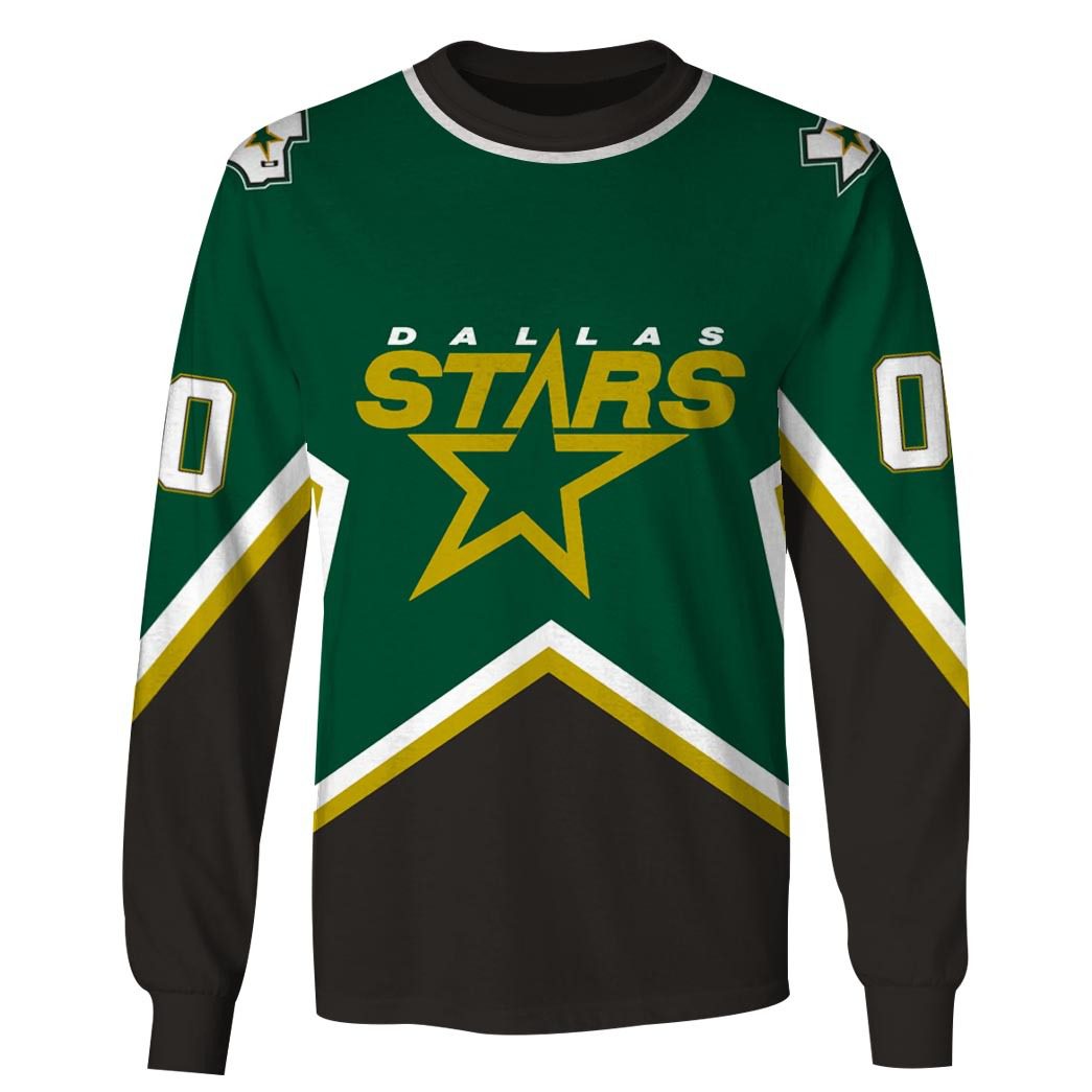 Personalized Dallas Stars 1999 Throwback Vintage NHL Away Jersey