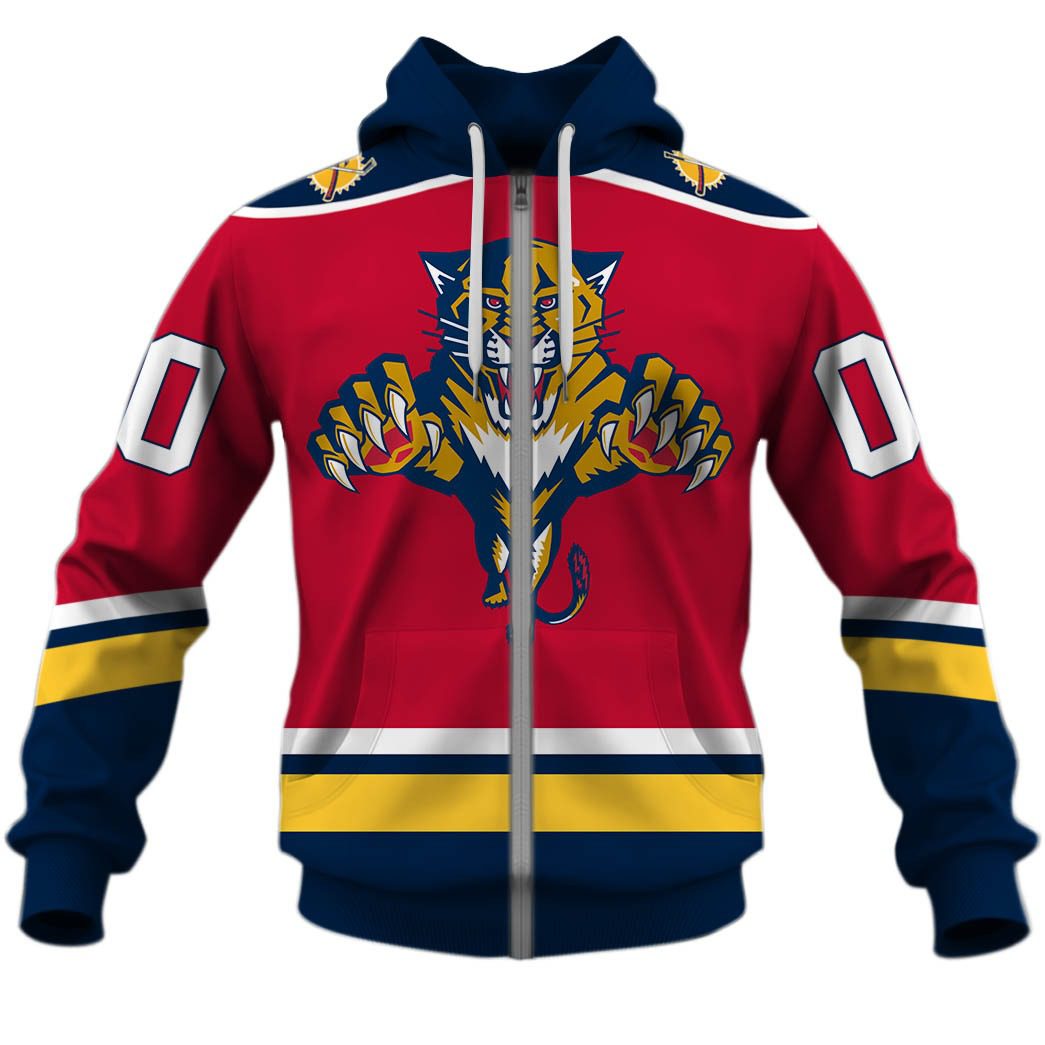 Personalized Florida Panthers 90s Throwback Vintage NHL Away Jersey