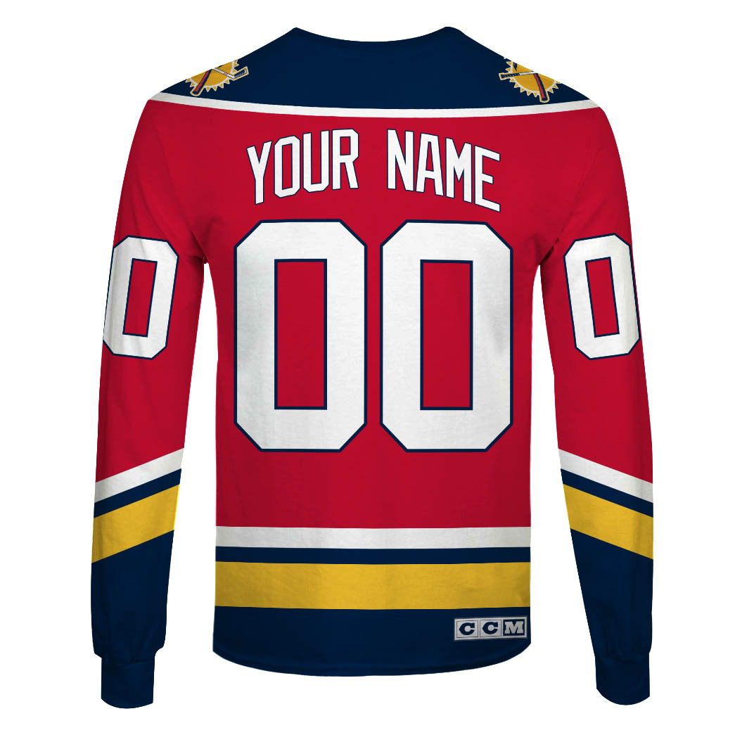 Personalized Florida Panthers 90s Throwback Vintage NHL Away Jersey