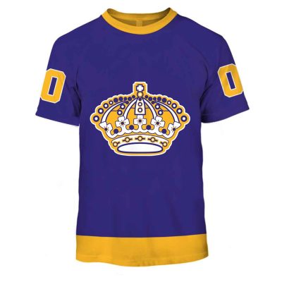 Personalized Los Angeles Kings 70s Throwback Vintage NHL Away Jersey