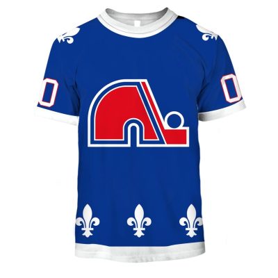 Personalized Quebec Nordiques Throwback Vintage NHL Hockey Away Jersey