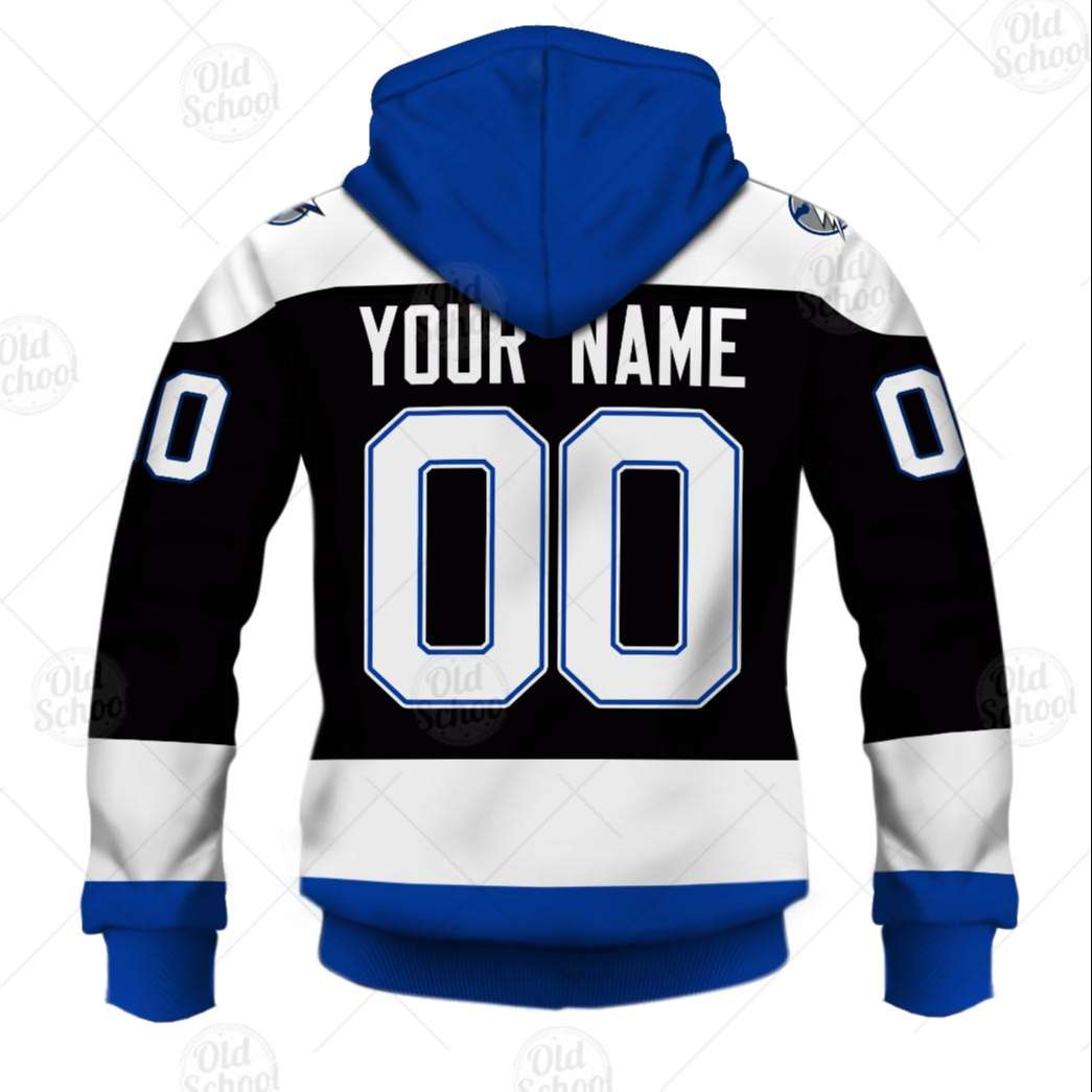 Personalized Vintage NHL Tampa Bay Lightning Black Jersey
