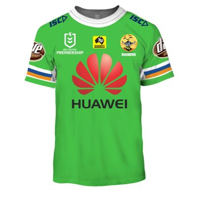 Personalize CANBERRA RAIDERS NRL 2020 Home Jersey Care Emoji
