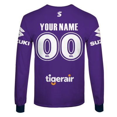 NRL Melbourne Storm Custom Name Number 2020 NRL Nines Jersey Sweatshirt