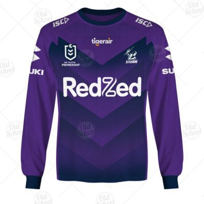 NRL Melbourne Storm Custom Name Number 2020 Home Jersey Sweatshirt