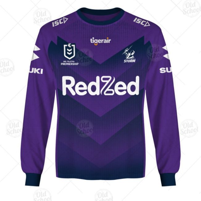NRL Melbourne Storm Custom Name Number 2020 Home Jersey Sweatshirt