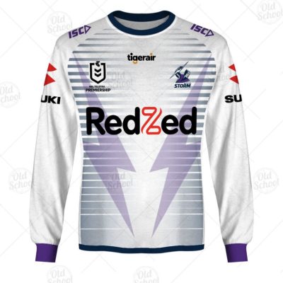 NRL Melbourne Storm Custom Name Number 2020 Away Jersey Sweatshirt