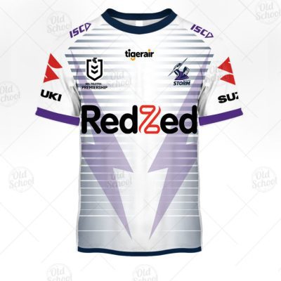 NRL Melbourne Storm Custom Name Number 2020 Away Jersey T-Shirt