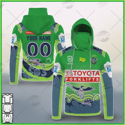 Custom Made NRL Canberra Raiders On Field Indigenous Jersey 2021