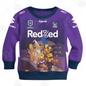 Mon Yourname Nrlsimpsons002 Kid Long Sleeve Front.jpg - demo10