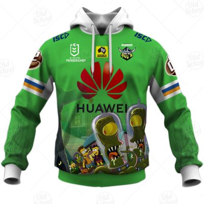 Personalise NRL Canberra Raiders x The Simpsons Halloween Jersey