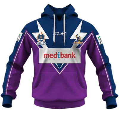 NRL Melbourne Storm Custom Name Number Vintage 2007 Home Jersey Pullover Hoodie