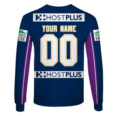 NRL Melbourne Storm Custom Name Number Vintage 2007 Home Jersey Sweatshirt