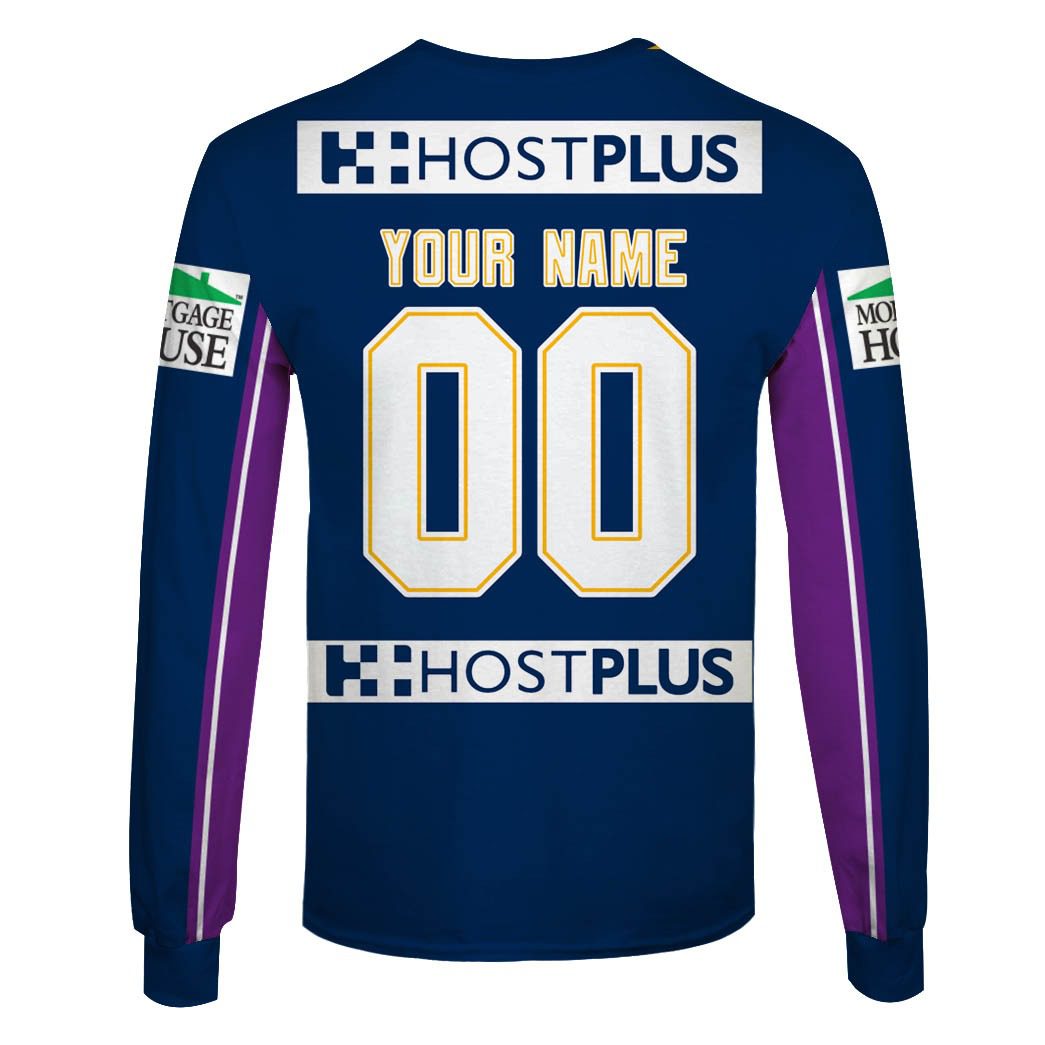 NRL Melbourne Storm Custom Name Number Vintage 2007 Home Jersey Sweatshirt NRL Melbourne Storm Custom Name Number Vintage 2007 Home Jersey Sweatshirt