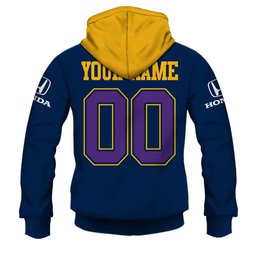 NRL Melbourne Storm Custom Name Number Vintage 1999 Home Jersey Pullover Hoodie