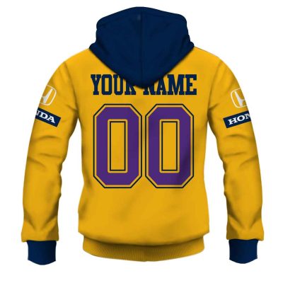 NRL Melbourne Storm Custom Name Number Vintage 1999 Away Jersey Pullover Hoodie