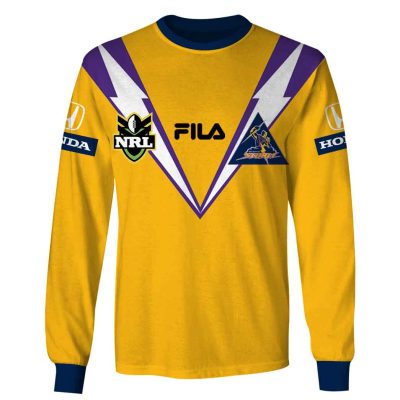 NRL Melbourne Storm Custom Name Number Vintage 1999 Away Jersey Sweatshirt