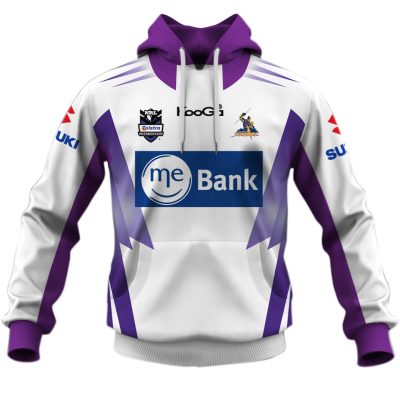 NRL Melbourne Storm Custom Name Number Vintage 2008 Away Jersey Pullover Hoodie