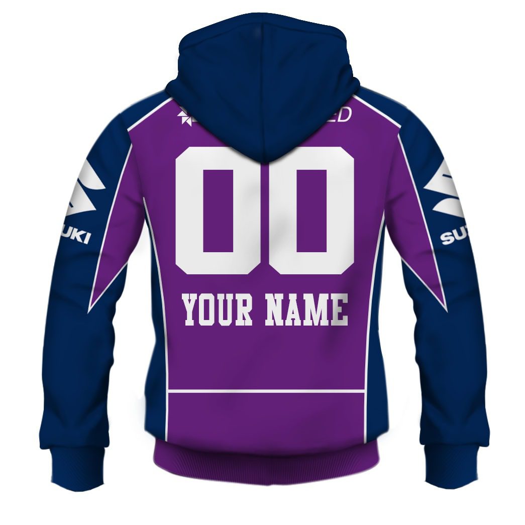 NRL Melbourne Storm Custom Name Number Vintage 2012 Home Jersey Pullover Hoodie
