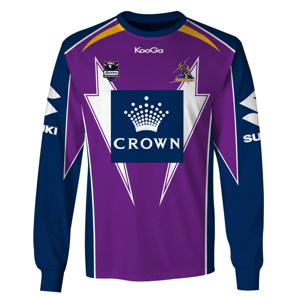 NRL Melbourne Storm Custom Name Number Vintage 2012 Home Jersey Sweatshirt NRL Melbourne Storm Custom Name Number Vintage 2012 Home Jersey Sweatshirt