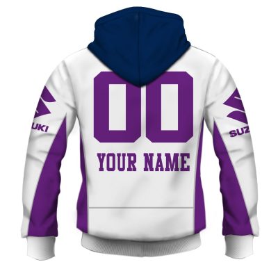 NRL Melbourne Storm Custom Name Number Vintage Away Jersey Zip Up Hoodie