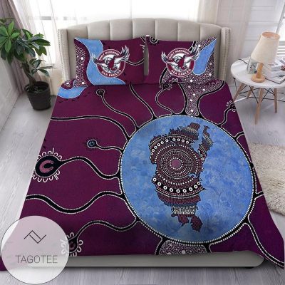 NRL Manly Warringah Sea Eagles Indigenious  Bedding Set