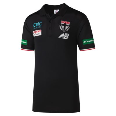 AFL St Kilda Saints Unisex Media 2023 Polo Shirt