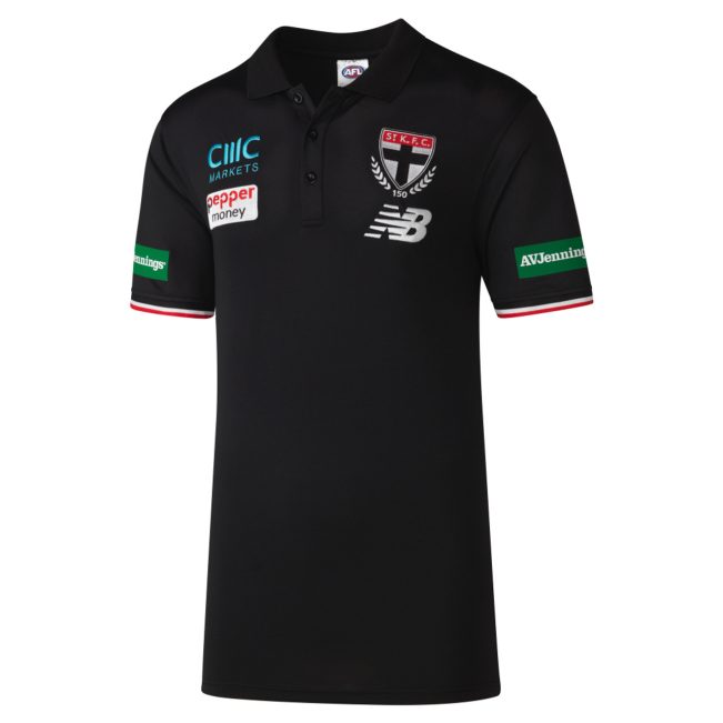 AFL St Kilda Saints Unisex Media 2023 Polo Shirt
